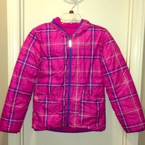 Girls size large puffy Columbia coat